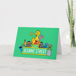 Sesame Street Gelukkige verjaardag Kaart