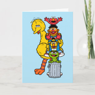 Sesame Street   Gelukkige verjaardag vrienden Kaart