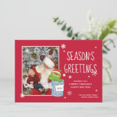 Sesame Street | Groeten van Oscar Season's - Foto Feestdagenkaart (Staand voorkant)