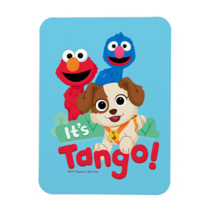 Sesame Street Het is Tango met Elmo en Grover Magneet