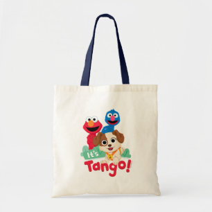 Sesame Street Het is Tango met Elmo en Grover Tote Bag