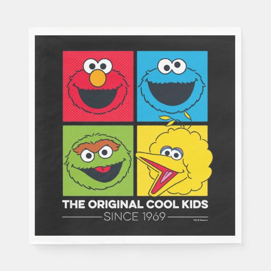 Sesame Street | het Originele Koele Kind Servetten (Voorkant)
