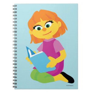 Sesame Street   Julia leest een boek Notitieboek