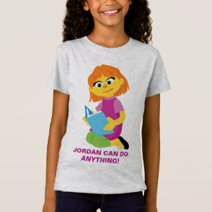 Sesame Street   Julia leest een boek T-shirt