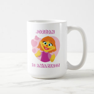 Sesame Street Julia Roze Hart Koffiemok