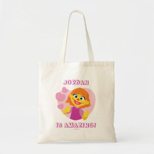 Sesame Street   Julia Roze Hart Tote Bag