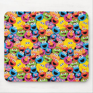 Sesame Street Karakter Gezichten Patroon Muismat