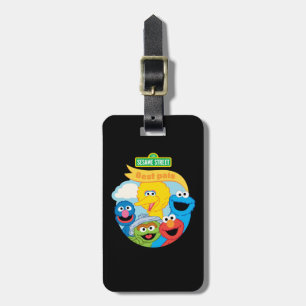 Sesame Street Karakter Kunst Bagagelabel