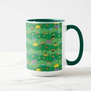 Sesame Street Kerstlichten Patroon Mok