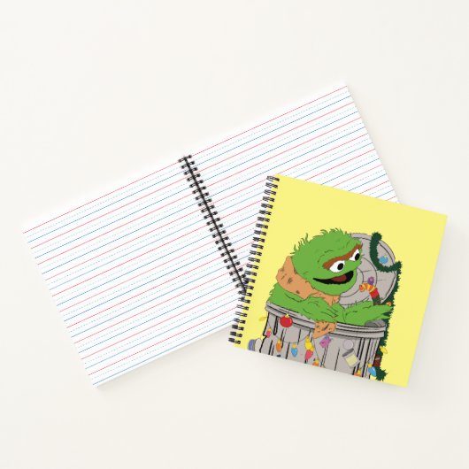 Sesame Street | Kerstmis Oscar de Mopperpot Notitieboek (Binnen)