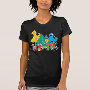 Sesame Street Kerstpalen T-shirt