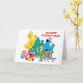 Sesame Street | Kerstpals Kaart (Gele Bloem)