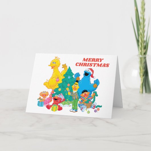 Sesame Street | Kerstpals Kaart (Voorkant)