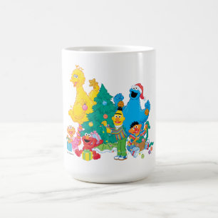 Sesame Street Kerstpals Koffiemok