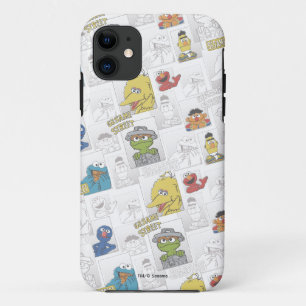 Sesame Street Klassiek Stripspatroon iPhone 11 Hoesje