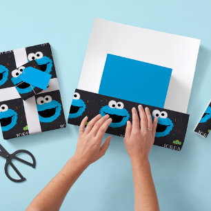 Sesame Street Koekiemonster Verjaardags Schrijfb Cadeaupapier