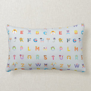 Sesame Street   Letters van het alfabet Kussen