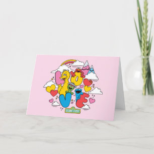Sesame Street Liefde Feestdagen Kaart