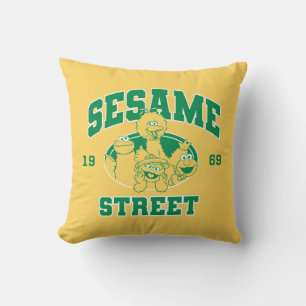 Sesame Street Oud 1969 Kussen
