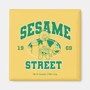 Sesame Street   Oud 1969 Magneet