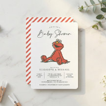 Sesame Street Oude Elmo Baby Shower 