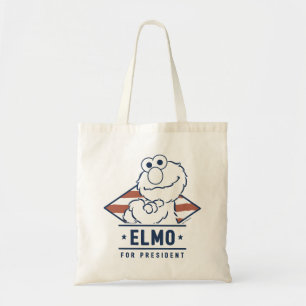 Sesame Street   Oude Elmo voor President Tote Bag