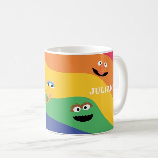 Sesame Street Pals Rainbow Mug (Devant droit)