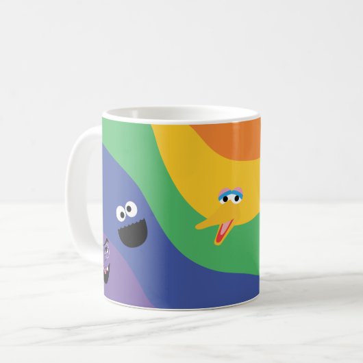 Sesame Street Pals Rainbow Mug (Devant gauche)