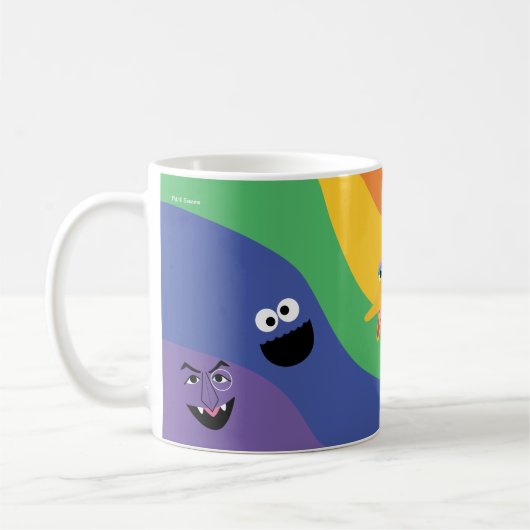 Sesame Street Pals Rainbow Mug (Gauche)