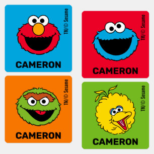 Sesame Street Persoonlijke Kinderlabels Labels