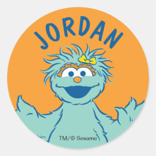 Sesame Street Persoonlijke Rosita Ronde Sticker