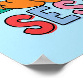 Sesame Street | Rainbow Wave Poster (Hoek)