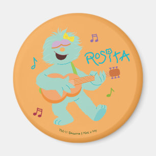 Sesame Street Rosita Gitaar spelen Magneet