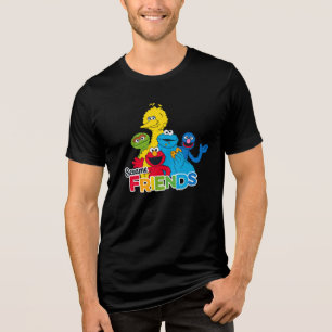 Sesame Street Sesame Vrienden Tri-Blend Shirt