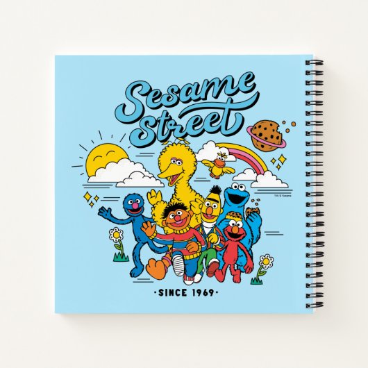Sesame Street | Sinds 1969 Notitieboek (Achterkant)