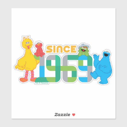 Sesame Street | Sinds 1969 Sticker (Vel)