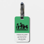 Sesame Street - #SquadGoals Bagagelabel (Achterkant verticaal)