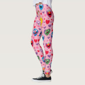 Sesame Street Valentijn Hearts Pattern Leggings (Links)