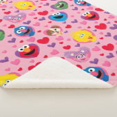 Sesame Street Valentijn Hearts Pattern Sherpa Deken (3/4)