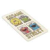 Sesame Street Vintage Character Comic Magneet (Rechterzijde)