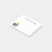 Sesame Street-vrienden die wuiven Post-it® Notes (Schuin)