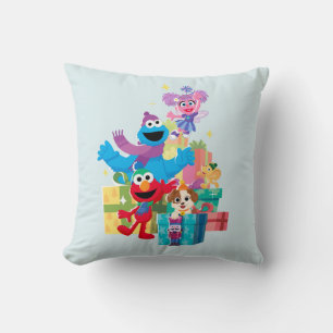 Sesame Street-vrienden en -cadeaus Kussen