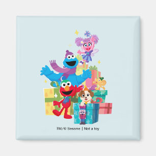 Sesame Street-vrienden en -cadeaus Magneet