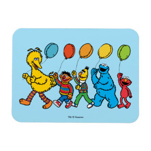 Sesame Street-vrienden   Feestballonnen Magneet