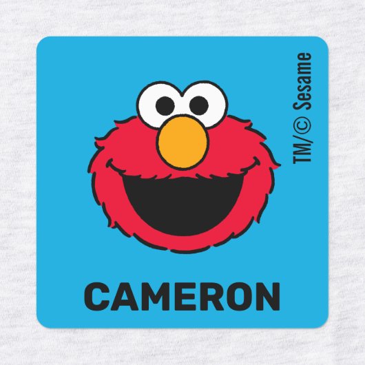 Sesamstraat Aangepaste Kinder labels (Design 1)
