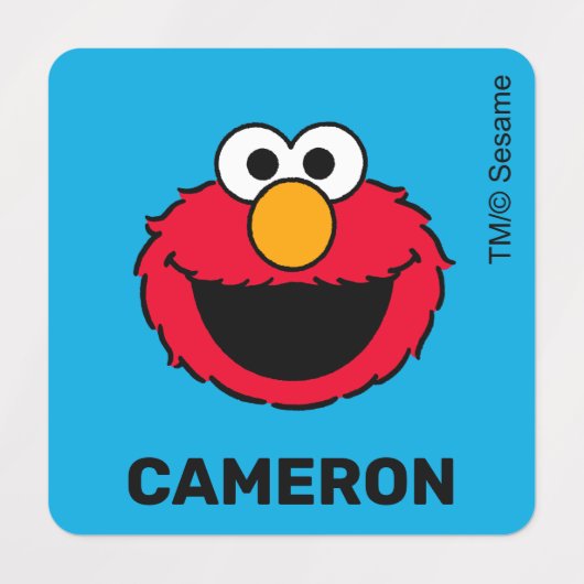 Sesamstraat Aangepaste Kinder labels (Design 1)