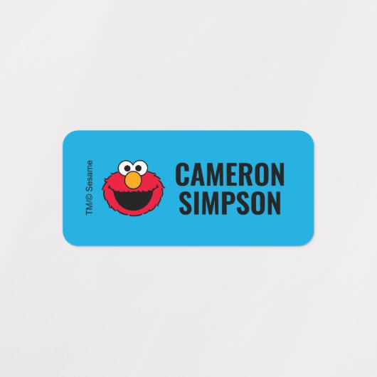 Sesamstraat Aangepaste Kinder labels (Design 1)
