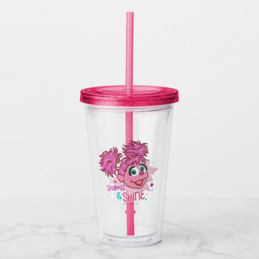 Sesamstraat | Abby Cadabby - Sparkle & Shine Acryl Drinkbeker (Voorkant)