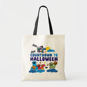 Sesamstraat   Aftellen naar Halloween Tote Bag