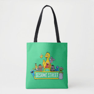 Sesamstraat Alles rond Sesamstraat Sign Draagtas